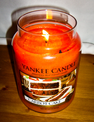 Yankee Candle, Carrot cake, scented candle