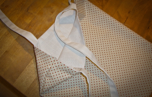 John Lewis, Home Made, tote bag, sewing tutorial, polka dot