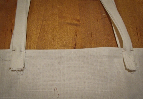 John Lewis, Home Made, tote bag, sewing tutorial, polka dot